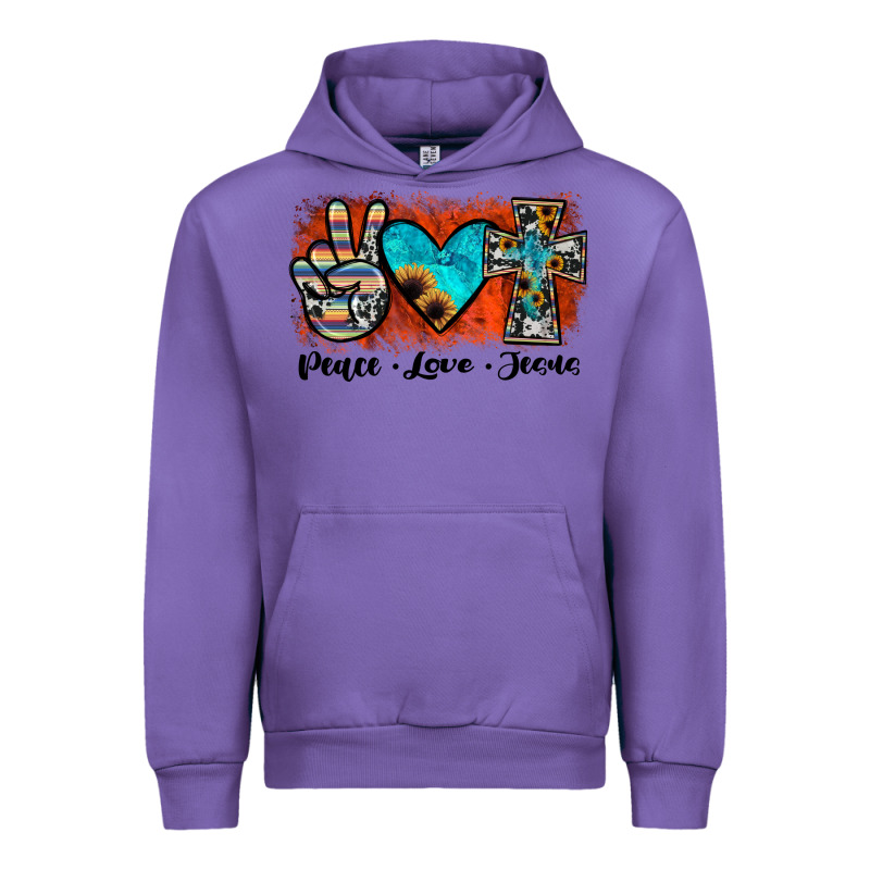 Peace Love Jesus Urban Hoodie by JahusDesignShop | Teevron