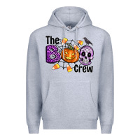 Heather Grey Boo halloween Premium Hoodie - Artiststas