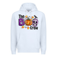 White Boo halloween Premium Hoodie - Artiststas