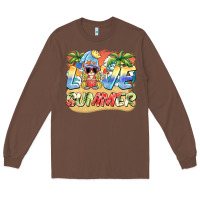 Chestnut love summer gnomes  Background Long Sleeve Tee - BarkalooDesign