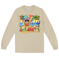 Mushroom love summer gnomes  Background Long Sleeve Tee - BarkalooDesign