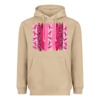 Mushroom Breast Cancer Brushstrokes Heavyweight Hoodie - RanaPortraitStore
