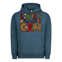 Pigment Midnight Navy santa's favorite cxm Urban Hoodie - Jasminsmagicworld