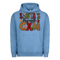 Pigment Pebble Blue santa's favorite cxm Urban Hoodie - Jasminsmagicworld