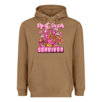 Toasted Coconut Breast Cancer survivor afro girl sneakers Heavyweight Hoodie - RanaPortraitStore