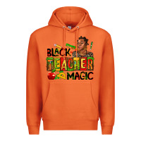Carrot black teacher  magic Premium Hoodie - AdoDesignShop
