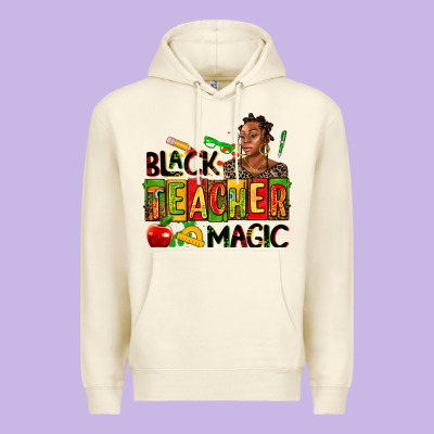 Black Teacher  Magic Premium Hoodie Designed By Adodesignshop