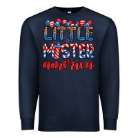 Navy little mister America Premium Sweatshirt - Zillion Design Studio