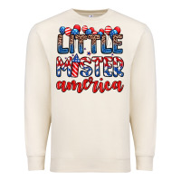 Sandshell little mister America Premium Sweatshirt - Zillion Design Studio