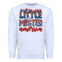 White little mister America Premium Sweatshirt - Zillion Design Studio