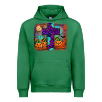 Emerald halloween cross Urban Hoodie - JahusDesignShop