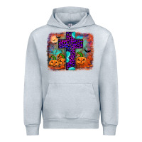 Heather Grey halloween cross Urban Hoodie - JahusDesignShop