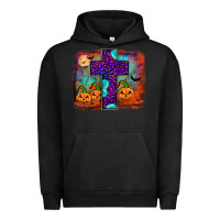 Pigment Black halloween cross Urban Hoodie - JahusDesignShop