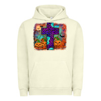 Pigment Pistachio halloween cross Urban Hoodie - JahusDesignShop