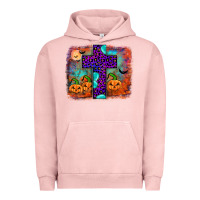 Pigment Salmon halloween cross Urban Hoodie - JahusDesignShop