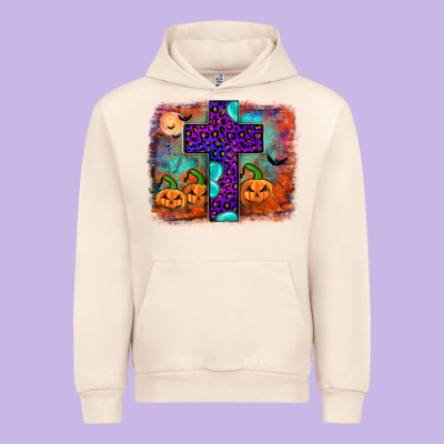 Halloween Cross Urban Hoodie Designed By Jahusdesignshop