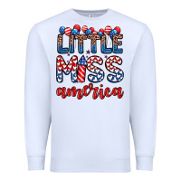 Little Miss America Premium Sweatshirt | Teevron