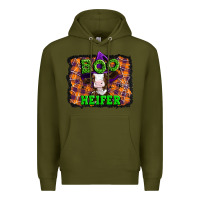 Boo Heifer Halloween Premium Hoodie | Teevron