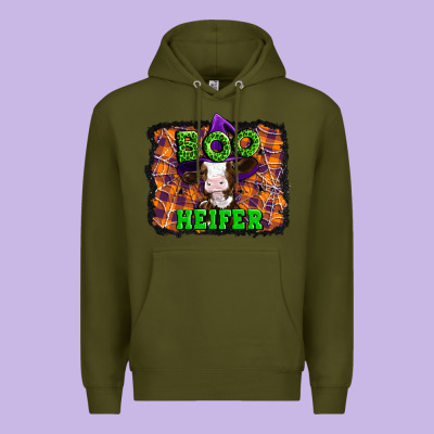 Boo Heifer Halloween Premium Hoodie Designed By Artiststas