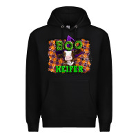 Black Boo heifer halloween Premium Hoodie - Artiststas