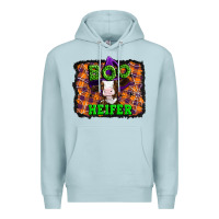 Blue Mist Boo heifer halloween Premium Hoodie - Artiststas