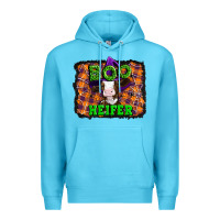 Ocean Blue Boo heifer halloween Premium Hoodie - Artiststas