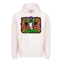 Pale Pink Boo heifer halloween Premium Hoodie - Artiststas