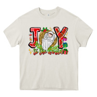 Cream joy to the world Heavy Core Tee - CowhideDigitalArt