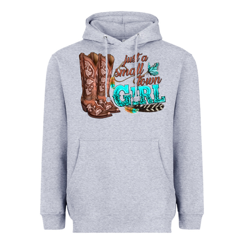 Justas Malltown Girlie Heavyweight Hoodie by texasbilliewilder | Teevron