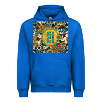 Cobalt gigi sunflower turquoise Urban Hoodie - Jasminsmagicworld
