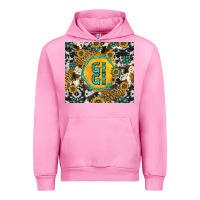 Fuchsia Pink gigi sunflower turquoise Urban Hoodie - Jasminsmagicworld