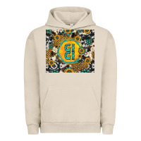 Pigment French Oak gigi sunflower turquoise Urban Hoodie - Jasminsmagicworld