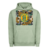 Pigment Oil Green gigi sunflower turquoise Urban Hoodie - Jasminsmagicworld