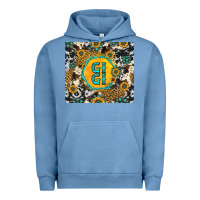 Pigment Pebble Blue gigi sunflower turquoise Urban Hoodie - Jasminsmagicworld
