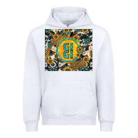 White gigi sunflower turquoise Urban Hoodie - Jasminsmagicworld