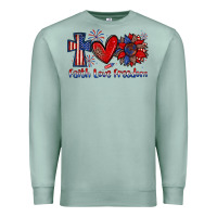 Seafoam faith love freedom Premium Sweatshirt - Zillion Design Studio