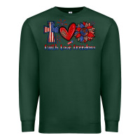 Sports Green faith love freedom Premium Sweatshirt - Zillion Design Studio