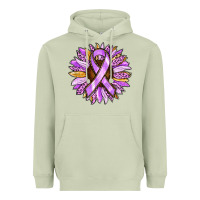 Matcha Cancer Awareness Sunflower Heavyweight Hoodie - RanaPortraitStore
