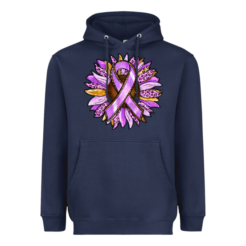 Cancer Awareness Sunflower Heavyweight Hoodie by RanaPortraitStore | Teevron