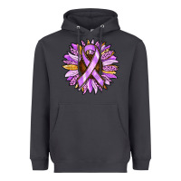 Smoke Cancer Awareness Sunflower Heavyweight Hoodie - RanaPortraitStore