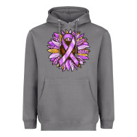 Storm Cancer Awareness Sunflower Heavyweight Hoodie - RanaPortraitStore