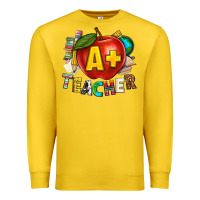 Lemon a plus teacher Premium Sweatshirt - texasbilliewilder