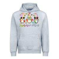 Heather Grey summer vibes gnomes Urban Hoodie - Artiststas