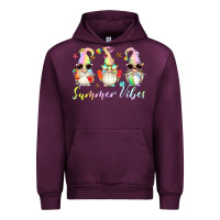 Mauve Wine summer vibes gnomes Urban Hoodie - Artiststas