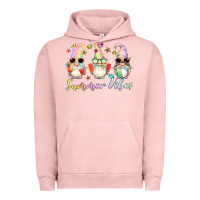 Pigment Salmon summer vibes gnomes Urban Hoodie - Artiststas