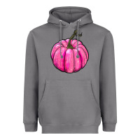 Storm Breast Cancer Awareness Pink Pumpkin Heavyweight Hoodie - RanaPortraitStore