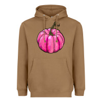 Toasted Coconut Breast Cancer Awareness Pink Pumpkin Heavyweight Hoodie - RanaPortraitStore