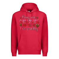 Cardinal buy me chocolate and tell me i'm pretty Premium Hoodie - JahusDesignShop