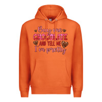 Carrot buy me chocolate and tell me i'm pretty Premium Hoodie - JahusDesignShop