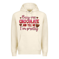 Tofu buy me chocolate and tell me i'm pretty Premium Hoodie - JahusDesignShop